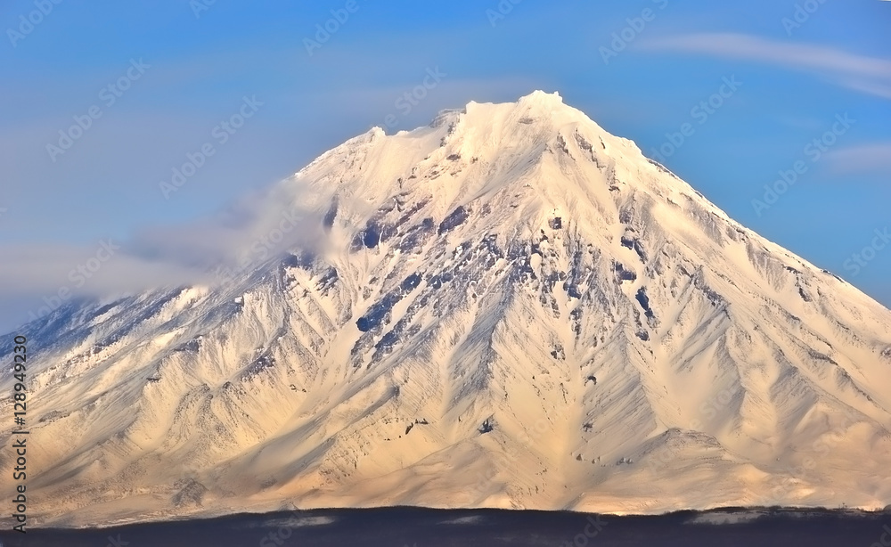 Volcano on the Kamchatka Peninsula