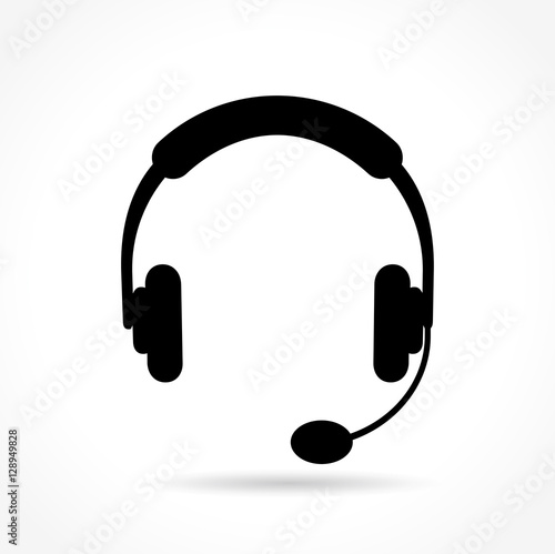 headset black icon