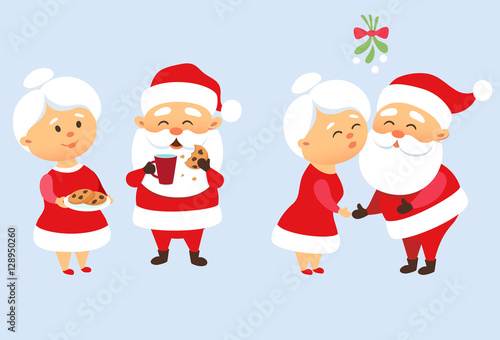 Santa Claus family