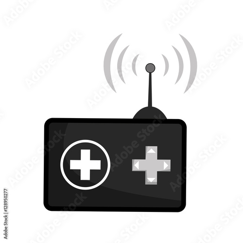 Drone robot technology icon vector illustration graphic design