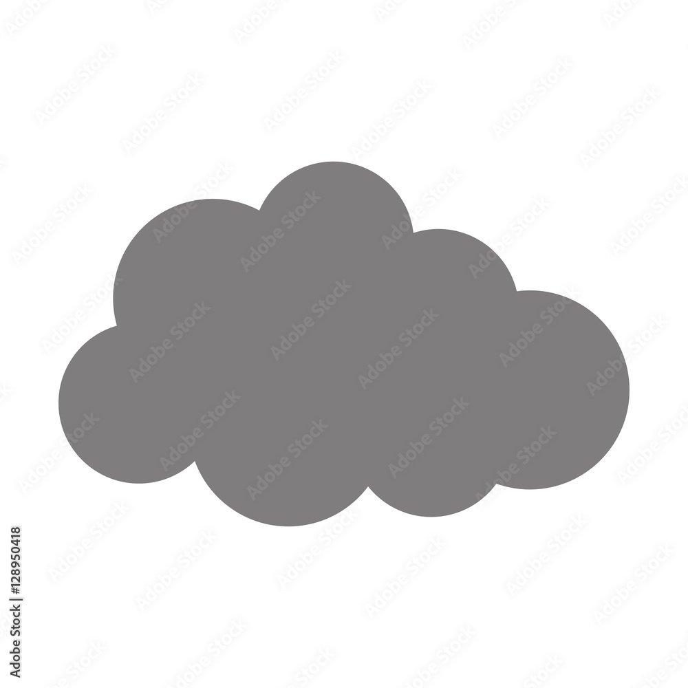 Clouds weather sky icon vector illustration graphic design Clouds weather sky icon vector illustration graphic design