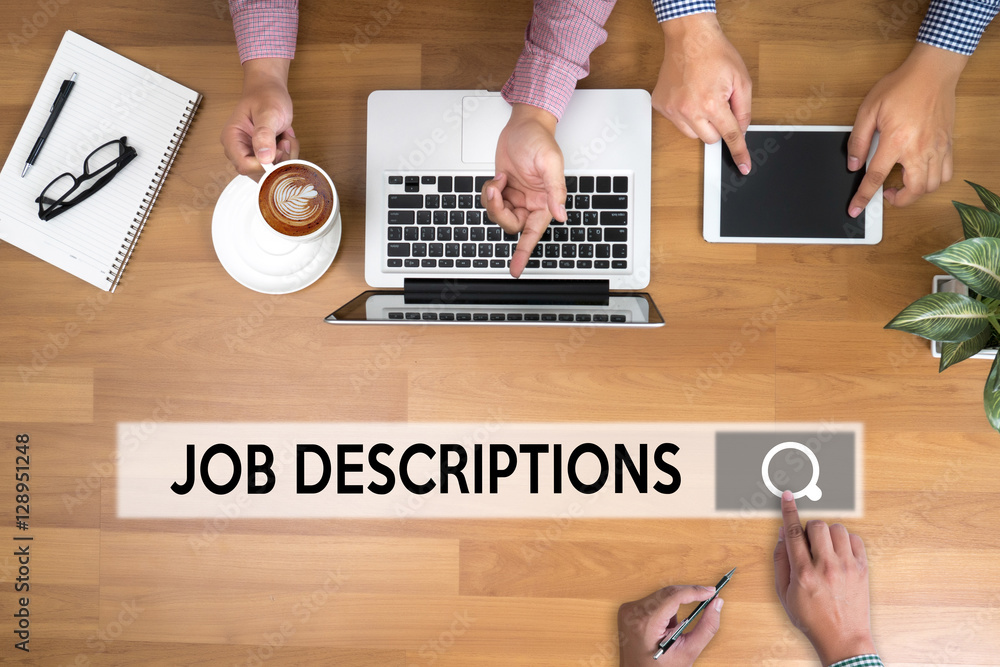 JOB DESCRIPTIONS  Human resources, employment, team management J