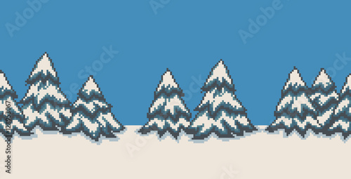Pixel Art Trees