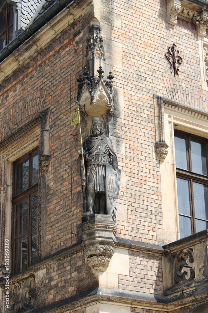 Obraz premium Saint Wenceslas statue in Prague, Czech Republic