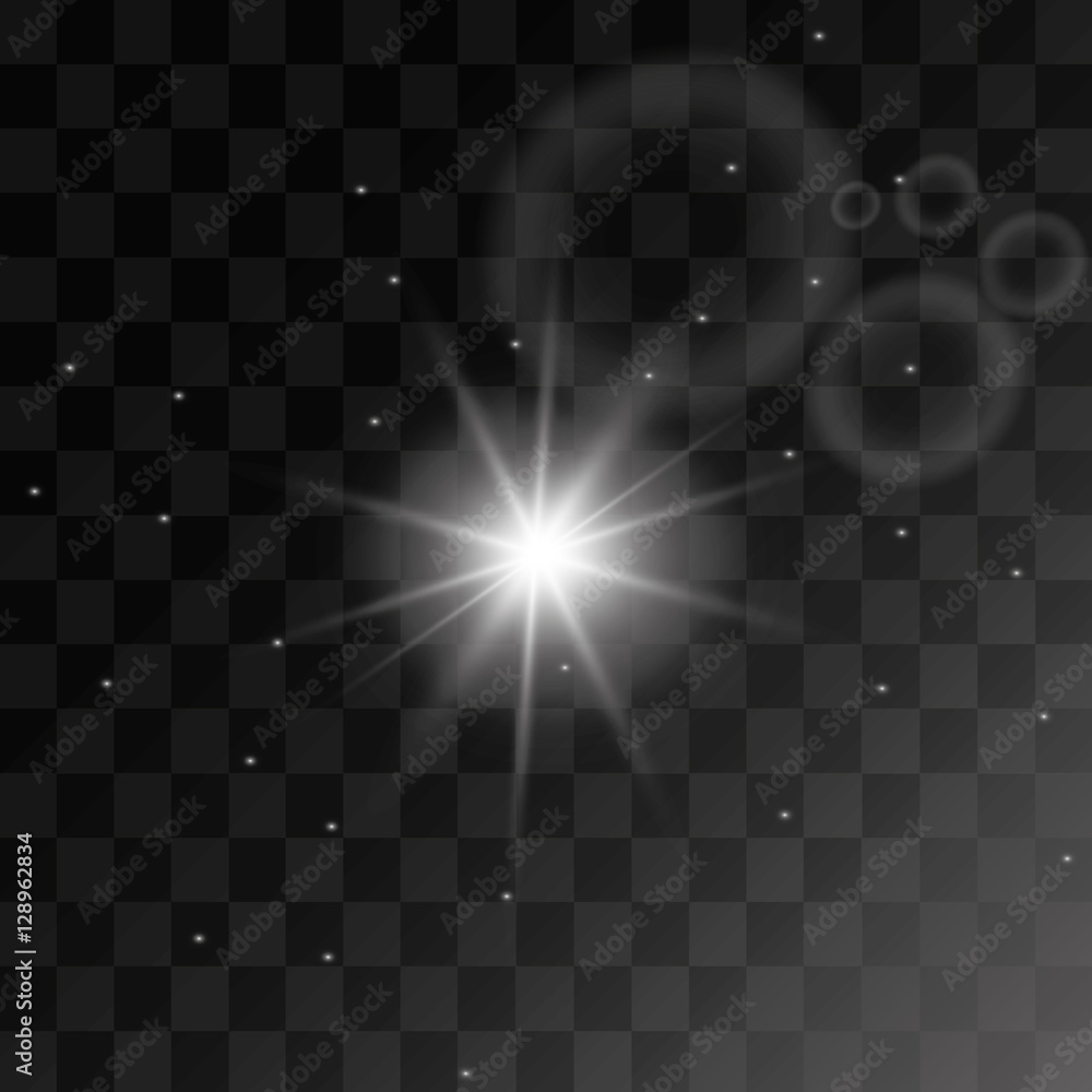 Abstract image of lighting flare Abstract image of lighting flare