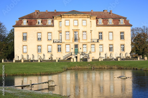 The historic Castle Mohler in Westphalia, Germany