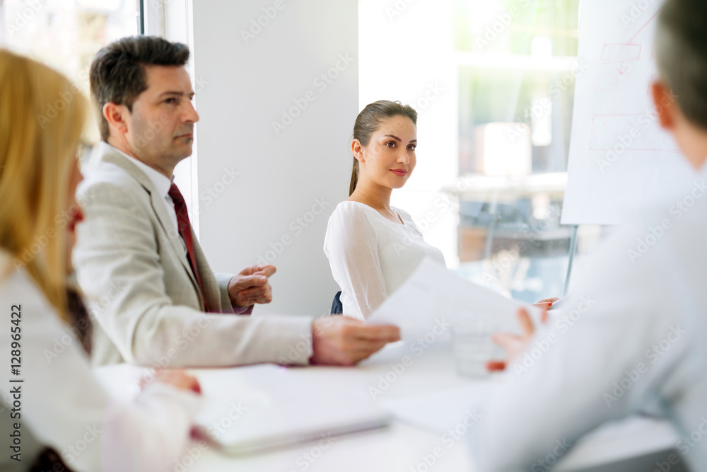 Fototapeta premium Busy office life