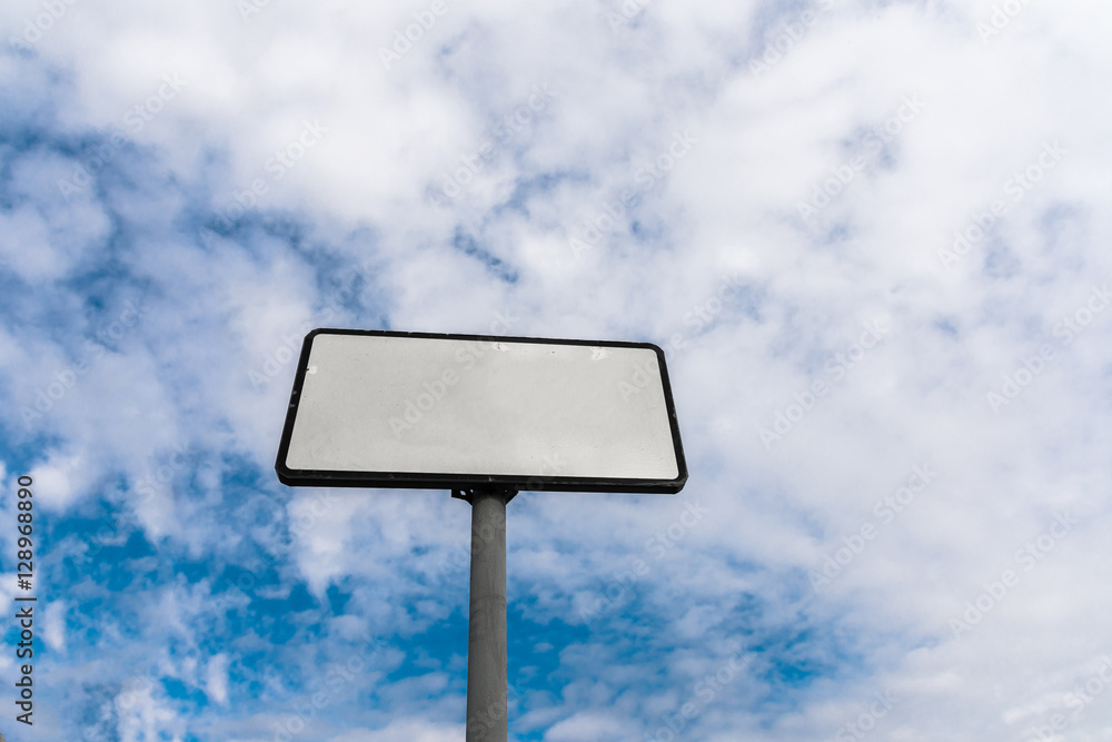 blank road sign on background sky blank road sign on background sky