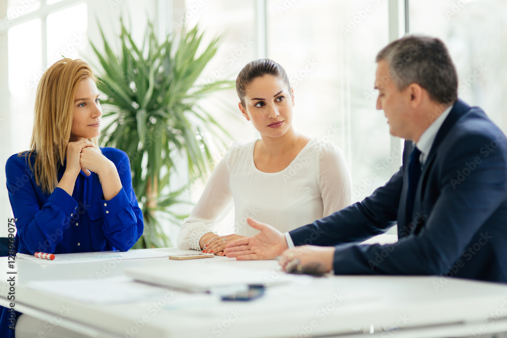 Business people working in office Business people working in office