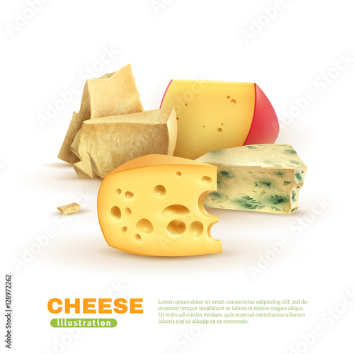 Colorful Cheese Template