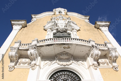 Lisbonne, porche du pavillon Carlos Lopes photo