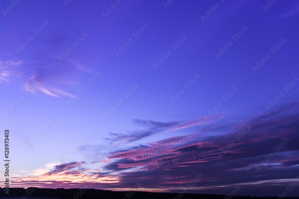 Obraz premium Sunset in the sky