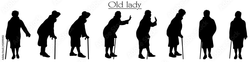 silhouette of woman silhouette of woman