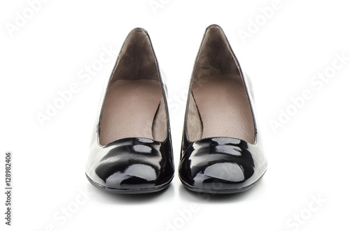 Zapatos Mujer Piel Charol Negro photo