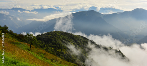Mountain range in yunguilla, Ecuador photo