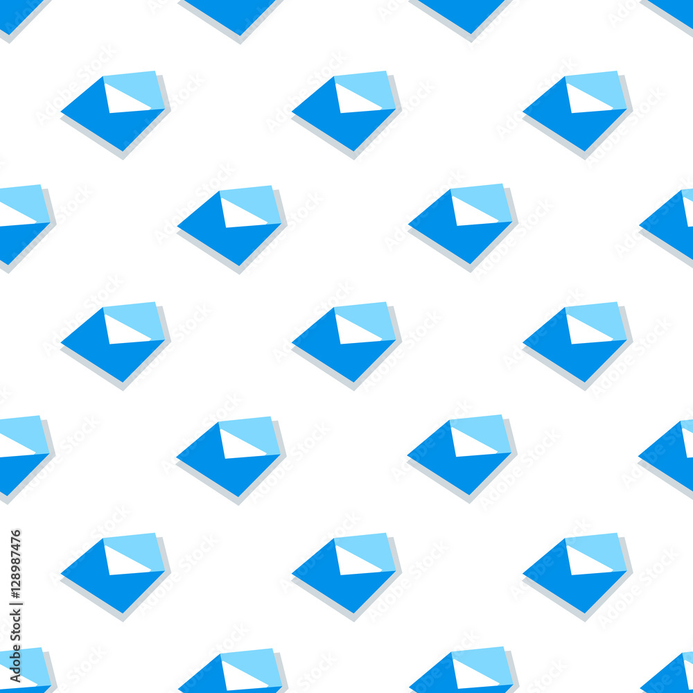 Seamless pattern emails, letters, directed upwards Seamless pattern emails, letters, directed upwards