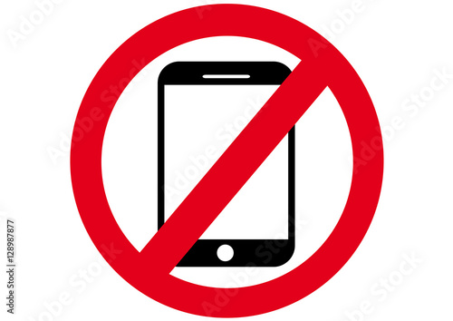 Schild Tablet verboten