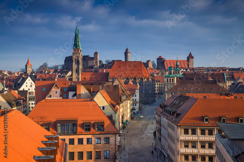 Nuremberg. Image of Nuremberg Alstadt during sunny day.