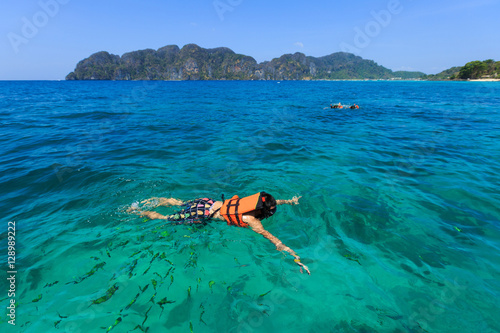 Snorkeling in Krabi s sea