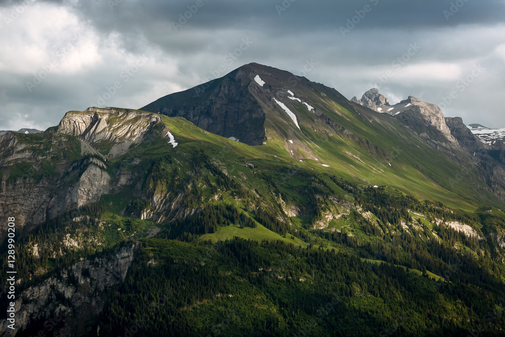 View of mountain at Interlaken
