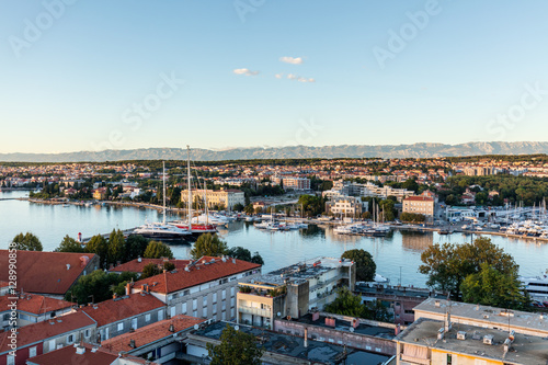 Panorama der Altstadt von Zadar, Kroatien