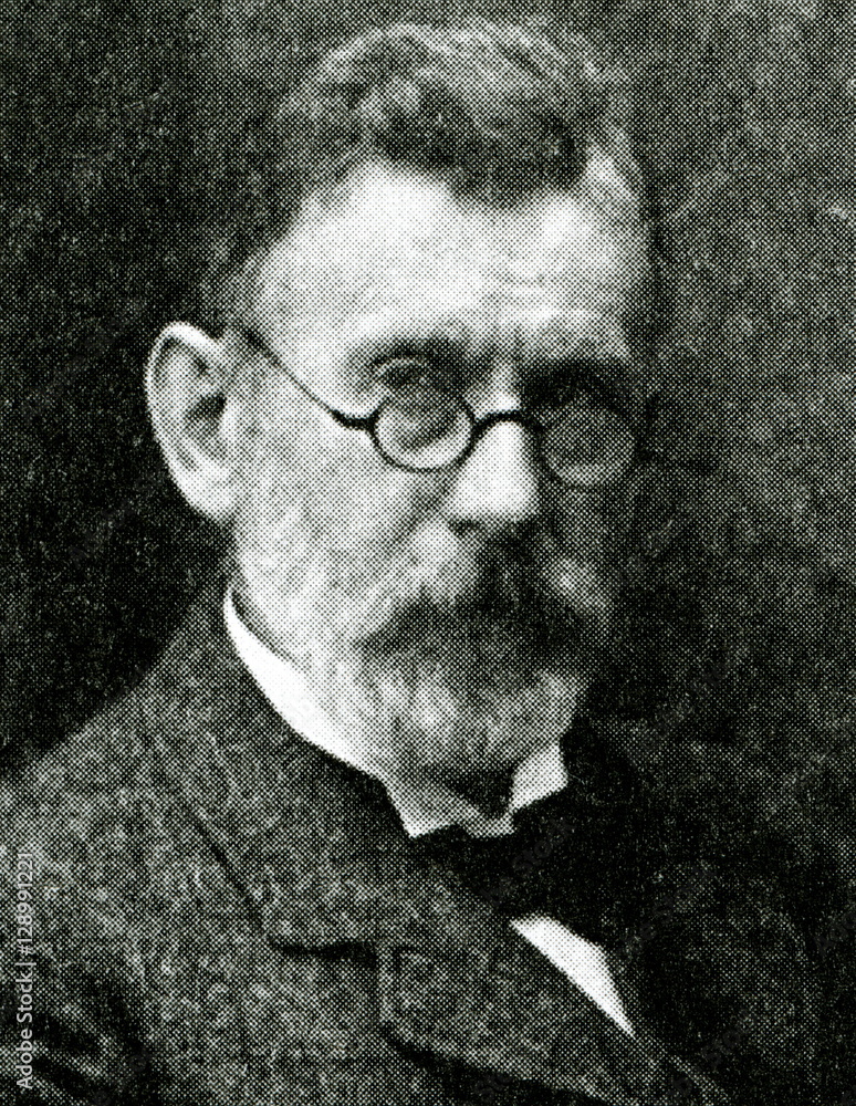 Fototapeta premium Paul Ehrlich, German physician who created antimicrobial chemotherapy 