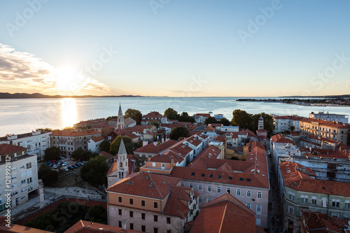 Panorama der Altstadt von Zadar, Kroatien