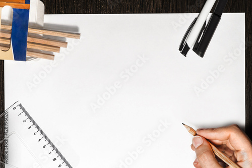 Foto empty sheet of paper