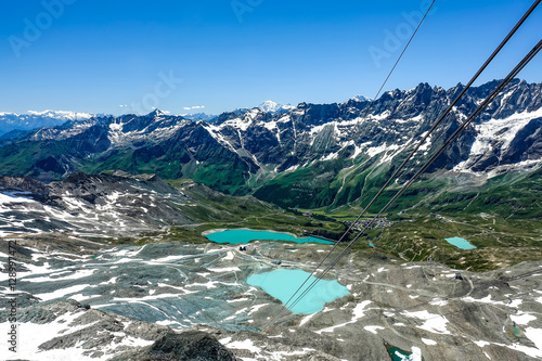 Mont-Blanc-Gruppe bei Courmayeur