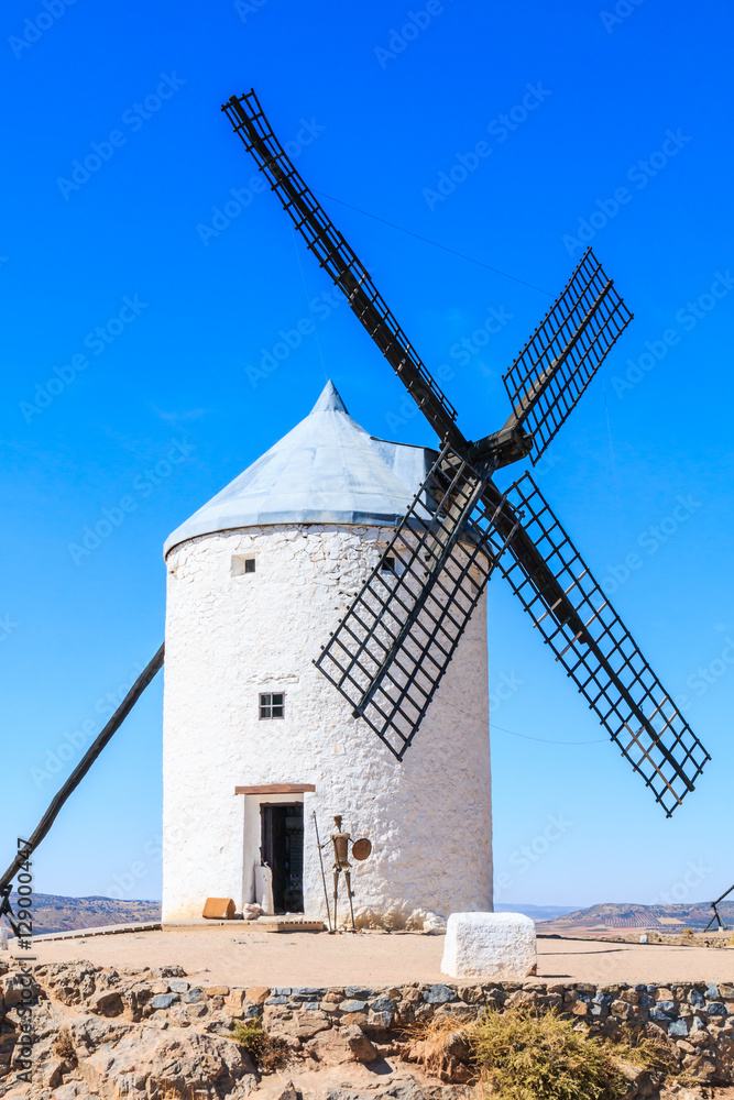 Consuegra, Spain. Windmills of Don Quixote in Toledo province. Consuegra, Spain. Windmills of Don Quixote in Toledo province.