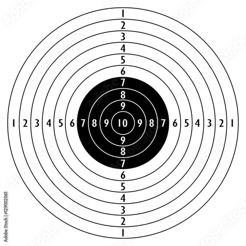 Shooting target icon