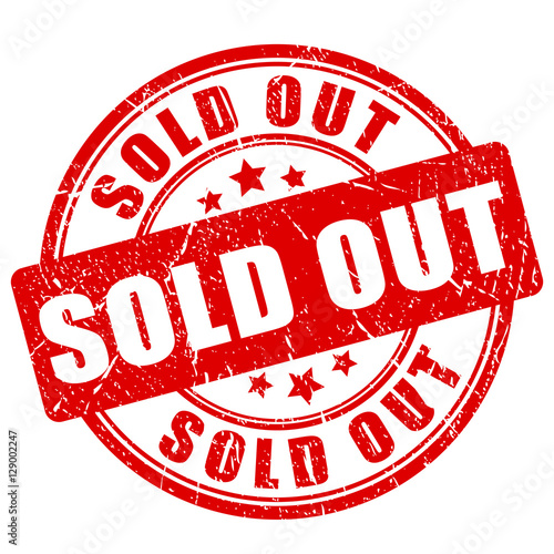 Sold out rubber stamp