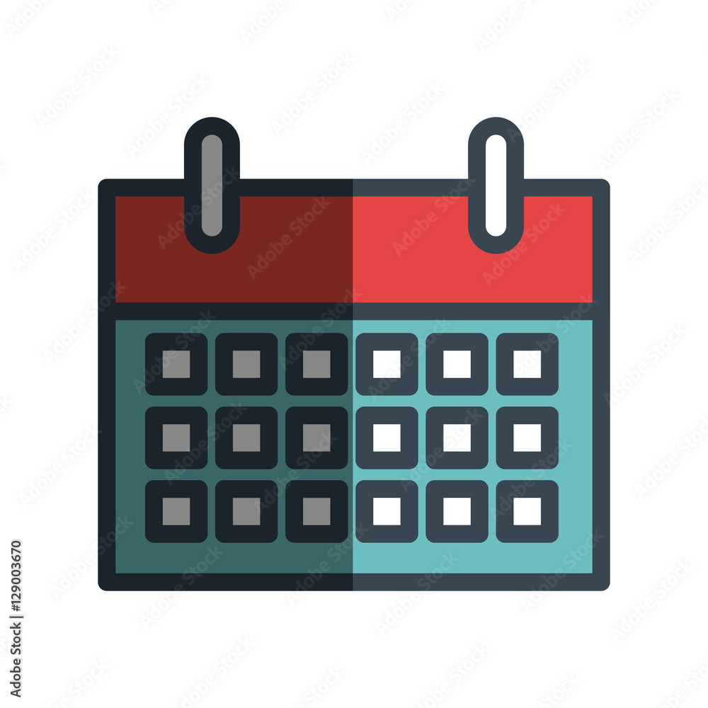 calendar reminder isolated icon vector illustration design calendar reminder isolated icon vector illustration design
