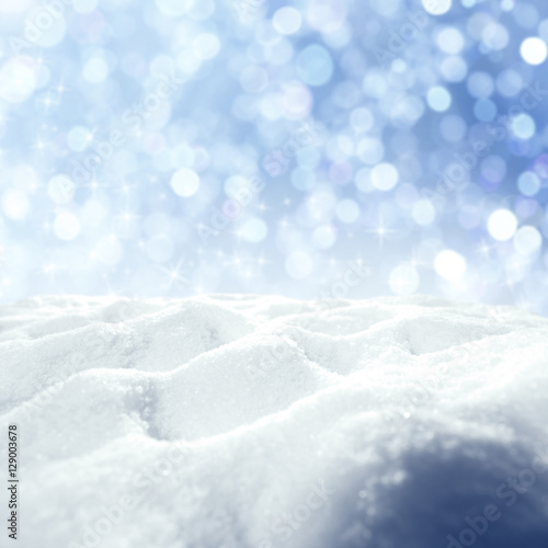 winter background of frost and snow  © magdal3na
