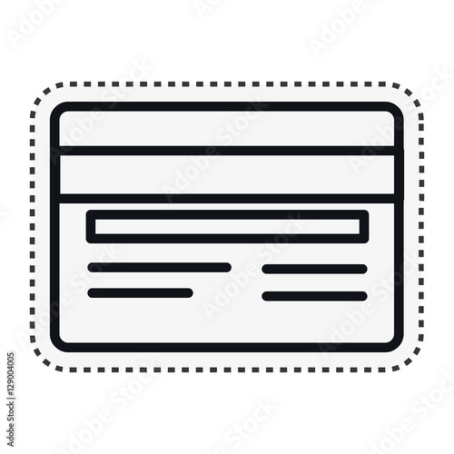 credit card isolated icon vector illustration design