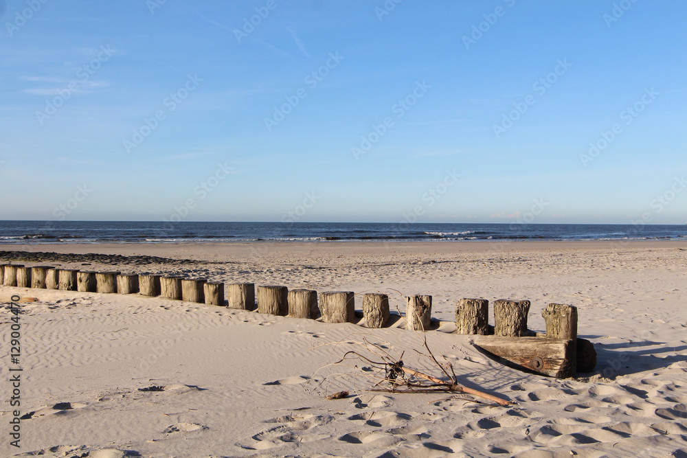 Fototapeta premium Nordseestrand Insel Wangerooge
