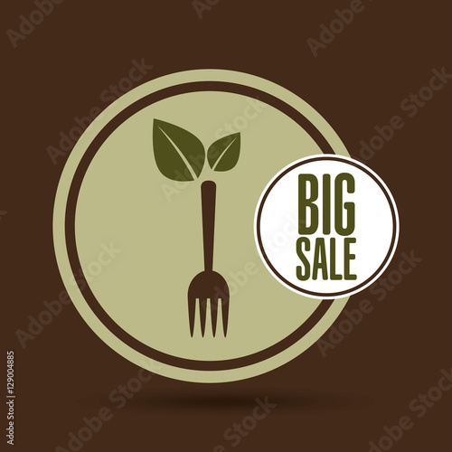 big sale natural food healthy vector illustration eps 10