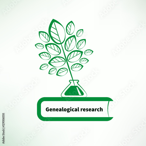 Genealogical research logo