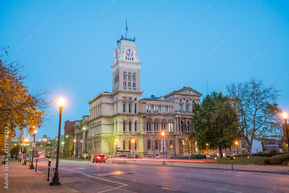 The old City Hall  in downtown Louisville