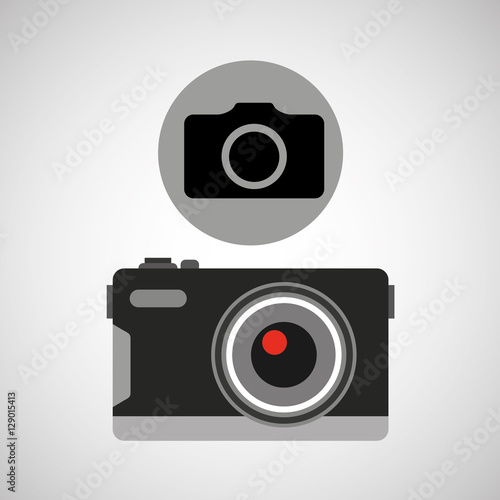 retro camera photographic photo sign vector illustration eps 10