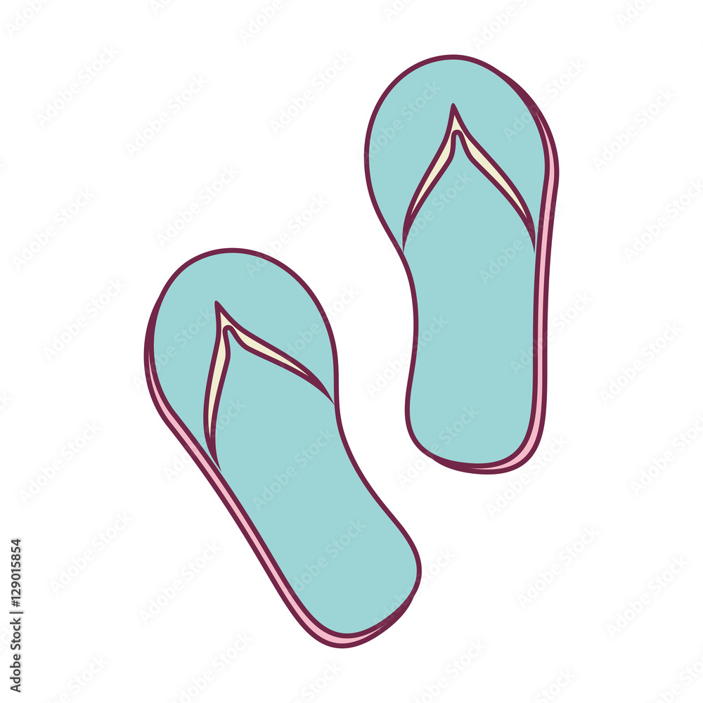flip flops isolated icon vector illustration design flip flops isolated icon vector illustration design