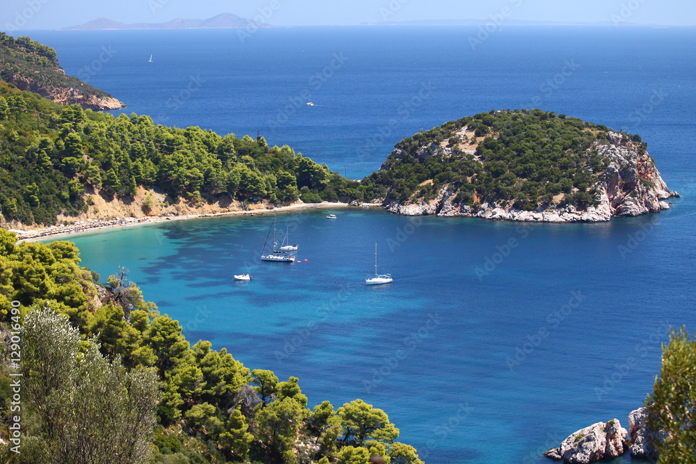Φωτογραφία Stafilos beach, Skopelos, Skopelos island, Sporades island, Greek island, Thessa