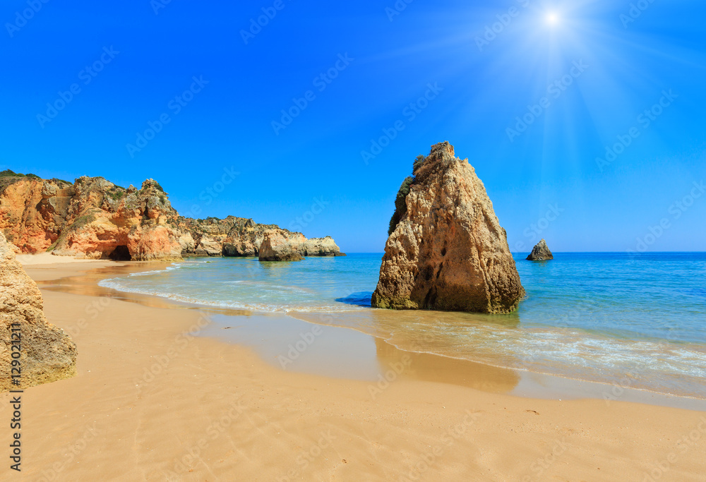 Algarve sunshiny beach Dos Tres Irmaos (Portugal)