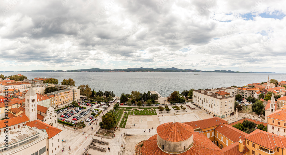 Fototapeta premium Parnoama der Altstadt von Zadar, Kroatien