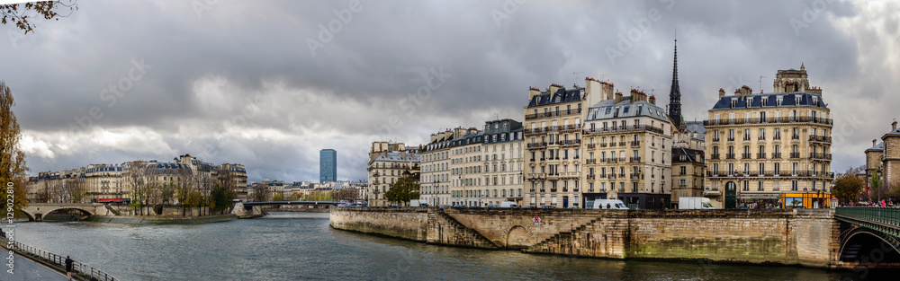 Panorama de l'île de la Cité à Paris