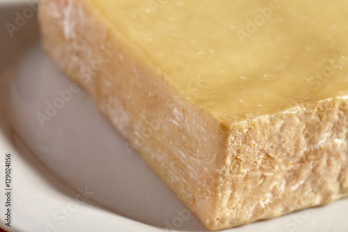 A piece of Pennsylvania artisan cheese