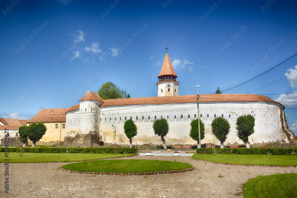 The Prejmer fortified church (Romanian: Biserica fortificată din Prejmer; German: Kirchenburg von Tartlau) is a Lutheran fortified church in Prejmer (Tartlau), Brașov County, in the Transylvania regio