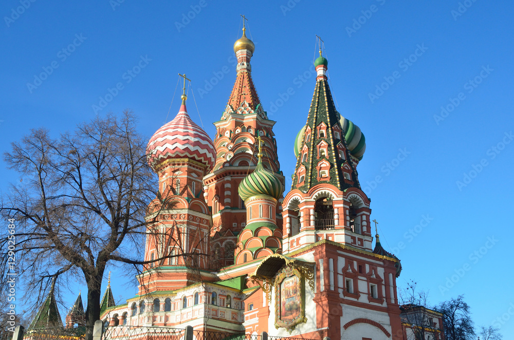 Храм Василия Блаженного в Москве, Россия Храм Василия Блаженного в Москве, Россия