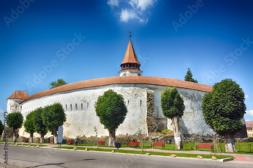 The Prejmer fortified church (Romanian: Biserica fortificată din Prejmer; German: Kirchenburg von Tartlau) is a Lutheran fortified church in Prejmer (Tartlau), Brașov County, in the Transylvania regio photo