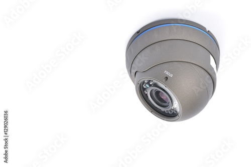 Digital Video Recorder and video surveillance dome cameras. photo